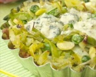 Овощные тарталетки из песочного теста