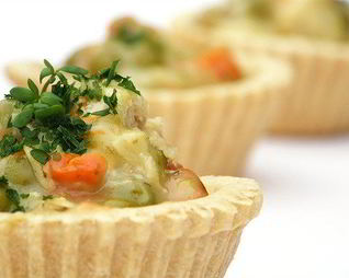 Овощные тарталетки