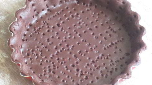 шоколадные тарталетки с клубникой