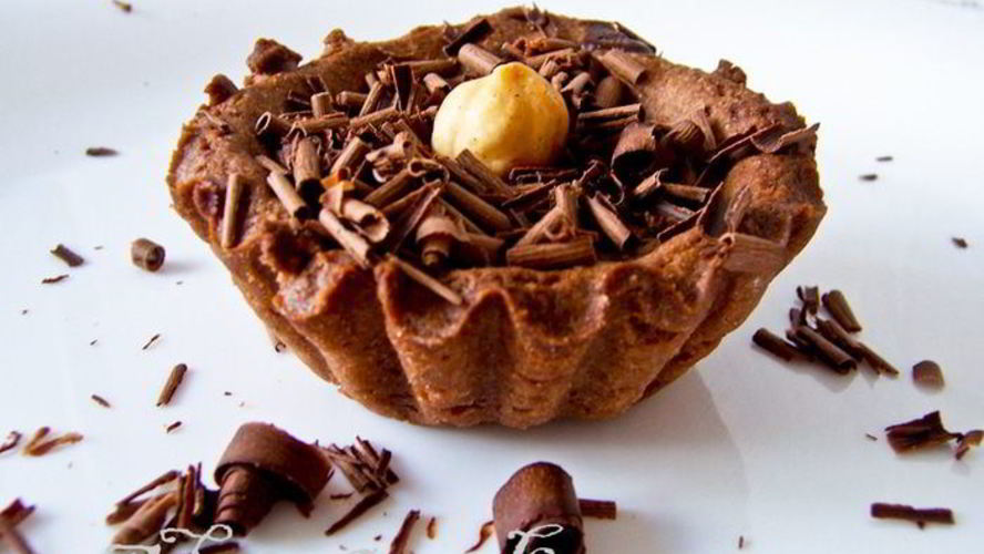 Рецепт шоколадные тарталетки с кофейно-шоколадным кремом