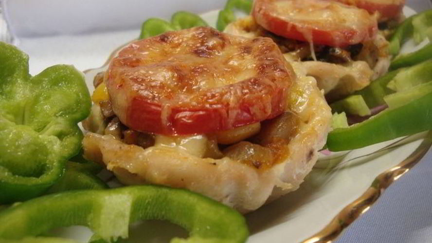 Рецепт тарталетки из куриного филе