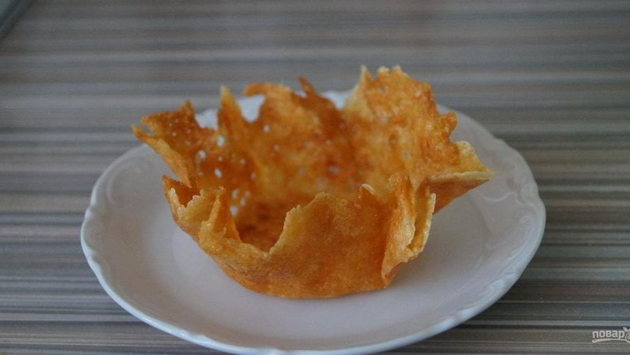 Рецепт тарталетки из сыра