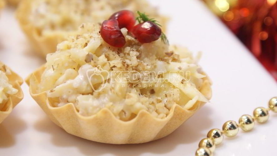 Рецепт тарталетки на праздничный стол