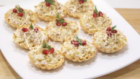 тарталетки на праздничный стол