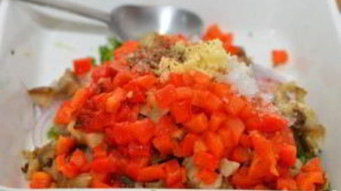 тарталетки с баклажанами