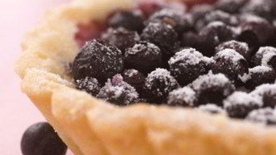 Рецепт тарталетки с черничной начинкой