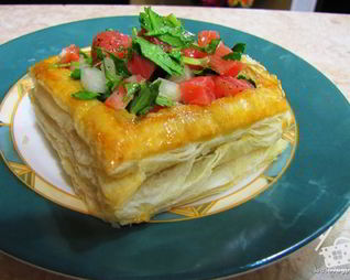 Тарталетки с форелью и семгой