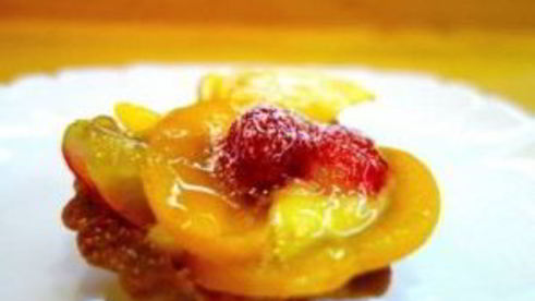 тарталетки с фруктами в желе