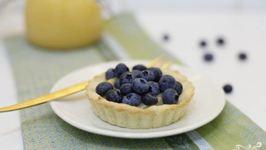 Рецепт тарталетки с голубикой