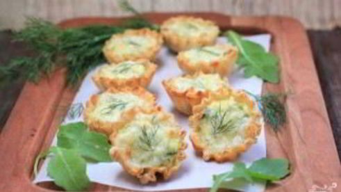 тарталетки с горбушей