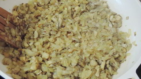 тарталетки с грибами