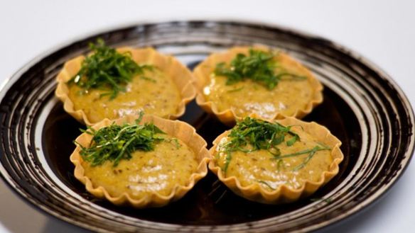 Рецепт Тарталетки с грибным муссом