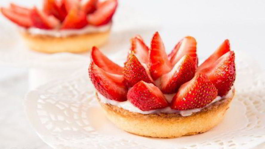 Рецепт тарталетки с клубникой