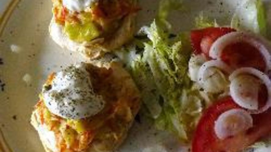 Рецепт тарталетки с крабовыми палочками