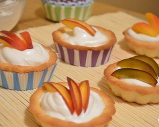 Тарталетки с кремом