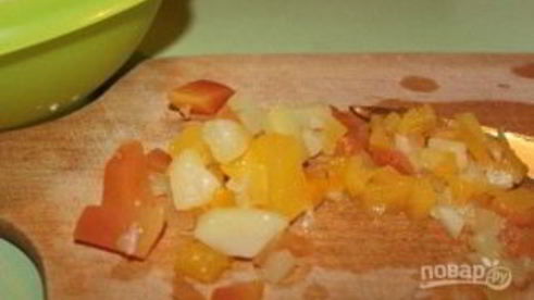 тарталетки с курицей и ананасом