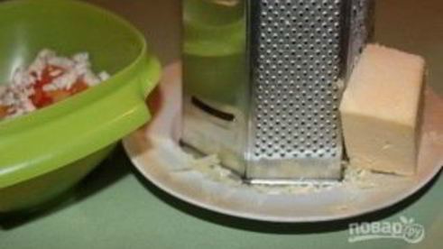 тарталетки с курицей и ананасом