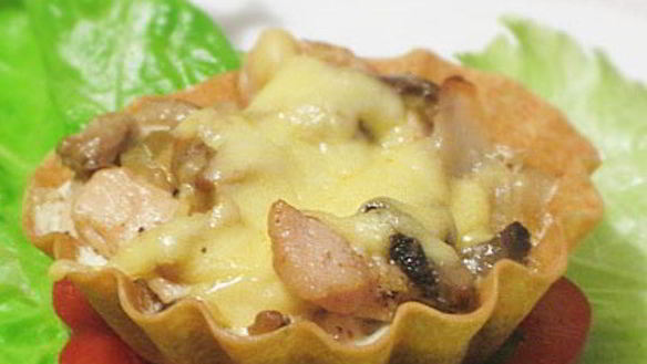 Рецепт Тарталетки с курицей и грибами