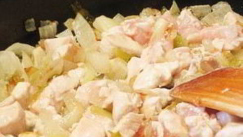 тарталетки с курицей и грибами