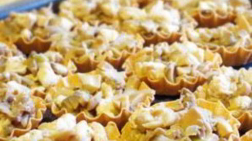 тарталетки с курицей и грибами