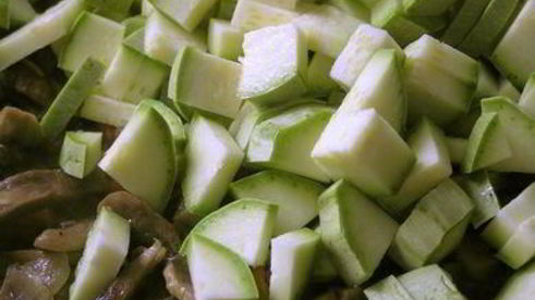 тарталетки с начинкой из овощей и грибов