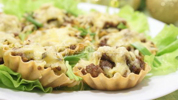 Рецепт Тарталетки с начинкой Новогодний сюрприз