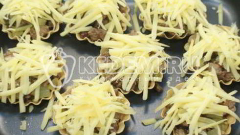 тарталетки с начинкой новогодний сюрприз