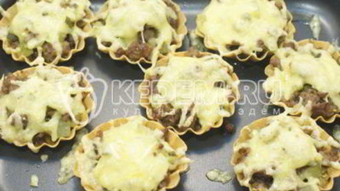 тарталетки с начинкой новогодний сюрприз