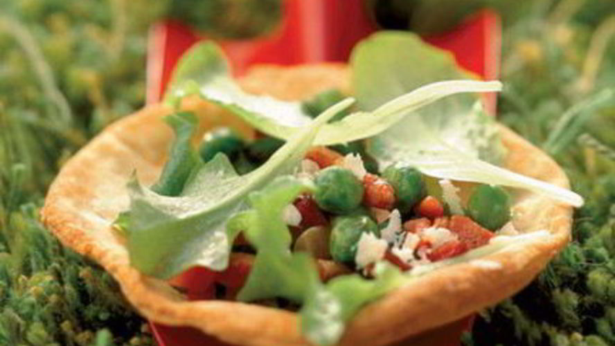 Рецепт тарталетки с овощами