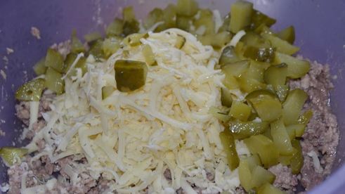 тарталетки с печенью трески