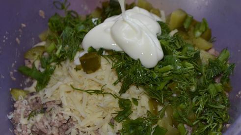 тарталетки с печенью трески