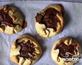 Тарталетки с ревенем