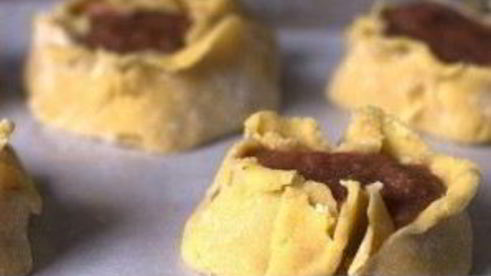 тарталетки с ревенем