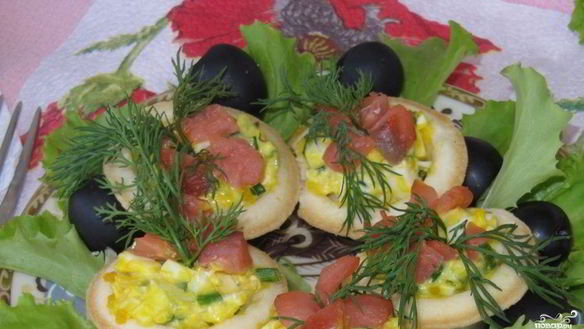 Рецепт Тарталетки с рыбой