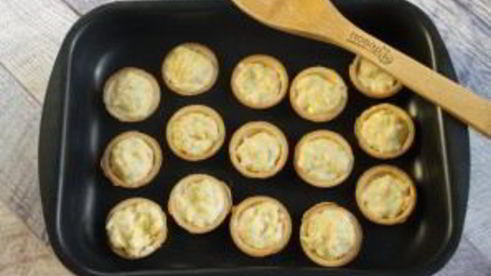 тарталетки с сыром