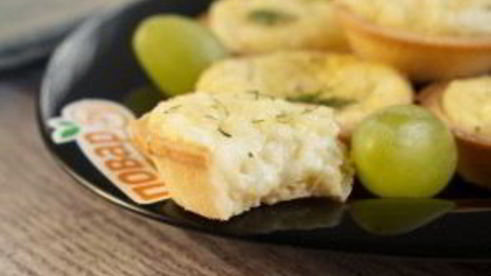 тарталетки с сыром