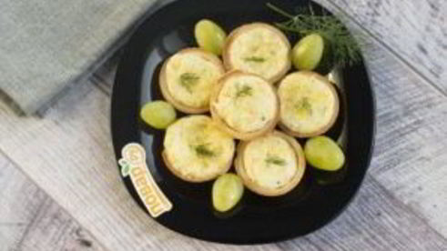 тарталетки с сыром