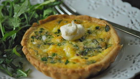 Рецепт Тарталетки с творожным сыром и зеленью