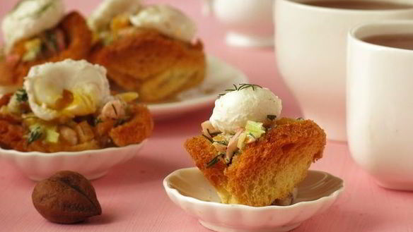 Рецепт Тарталетки с яйцом пашот