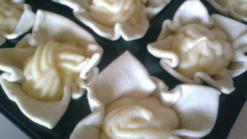 тарталетки с заварным кремом