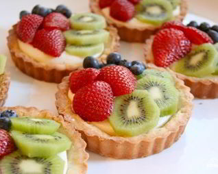 Тарталетки со сливочным сыром