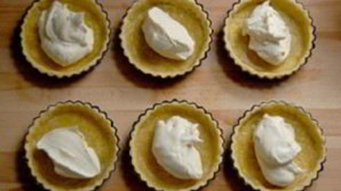 тарталетки со сливочным сыром