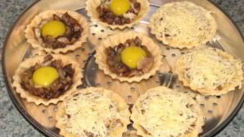 тарталетки запеченные с начинкой