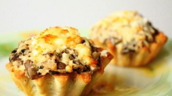 Рецепт Тарталетки запеченные с сыром