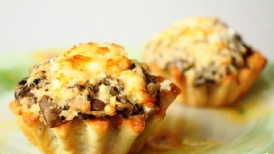 Рецепт тарталетки запеченные с сыром