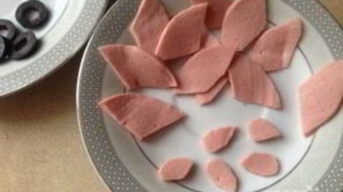 закуска в тарталетках собачки