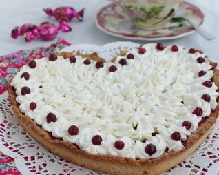 Брусничный тарт