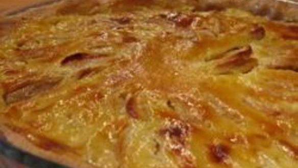 Рецепт Французский миндально-яблочный тарт