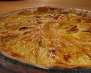 Французский миндально-яблочный тарт