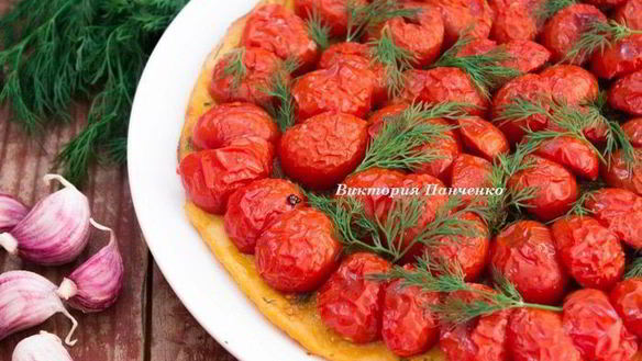 Рецепт Картофельный тарт с черри и укропом